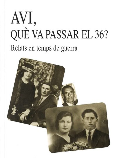 Presentació del llibre 'Avi, què va passar el 36?' de Miquel Àngel Blancafort