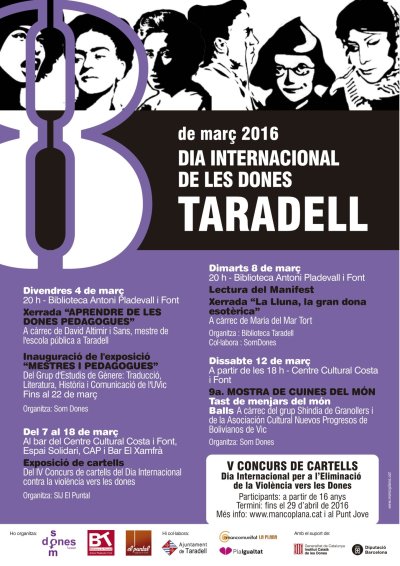 La Biblioteca de Taradell, amb el Dia Internacional de les Dones