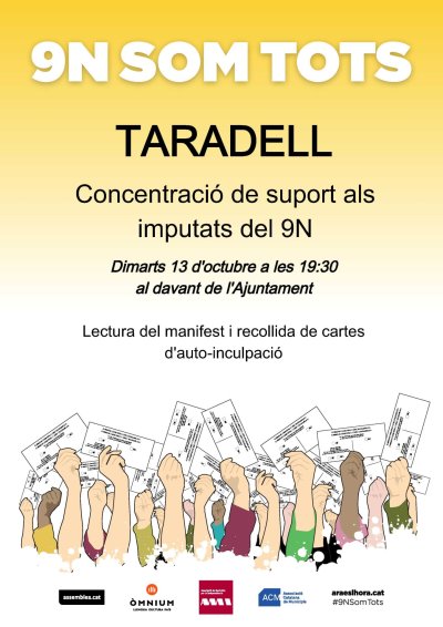 Concentració 9N Taradell Concentració 9N Taradell