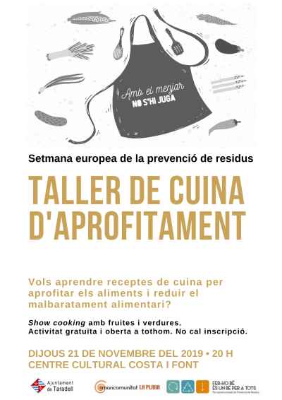 Taller malbaratament alimentari _ Ràdio Taradell