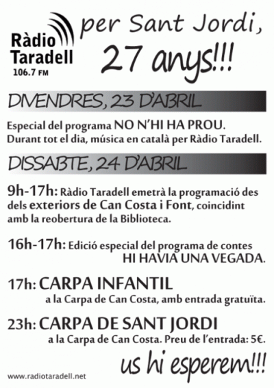 Actes ràdio Taradell