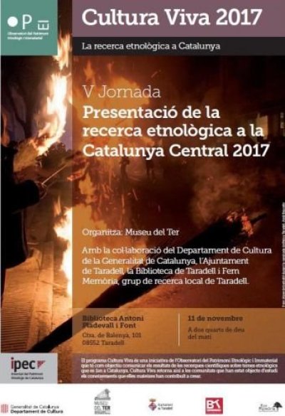 El Grup de Recerca de Taradell, amfitrió de les jornades de Cultura Viva 2017 El Grup de Recerca de Taradell, amfitrió de les jornades de Cultura Viva 2017