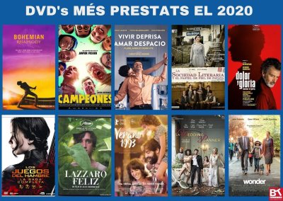 DVD\'S MÉS PRESTATS 2020