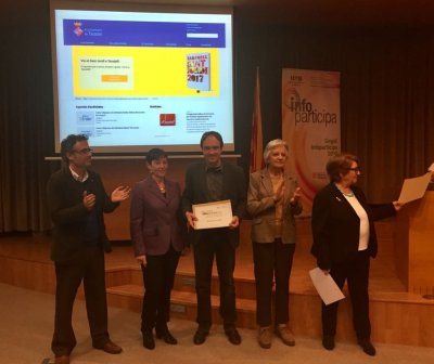 Entrega Segell Infoparticipa 2016 Entrega Segell Infoparticipa 2016