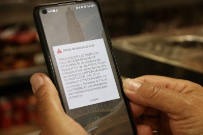 Taradell - Prova d'alerta de Protecció Civil ES-ALERT