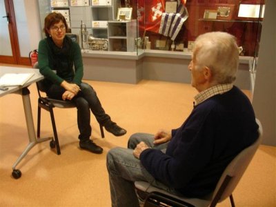 Eva Leucó, bibliotecària