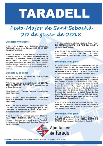 Festa Major d\'Hivern 2018