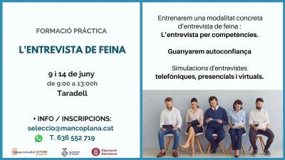 Formació laboral entrevista de feina