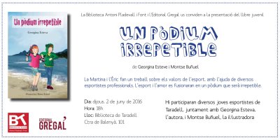 Presentació del llibre 'Un pòdium irrepetible' i xerrada sobre els valors de l'esport