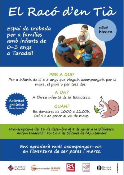 Inscripcions obertes per la tercera edició d'El Racó d'en Tià Inscripcions obertes per la tercera edició d'El Racó d'en Tià