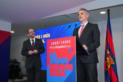 Jordi Farré presentació Barça (1)