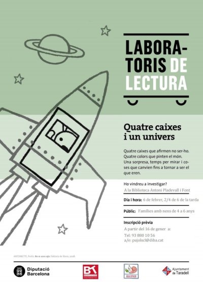 Primera sessió dels laboratoris de lectura: 'Quatre caixes i un univers'