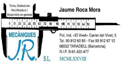 logo Mecàniques J. R, S. L.