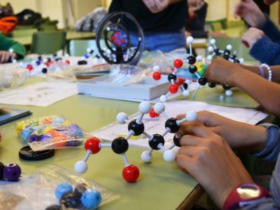 Taller: De què està feta la vida.Models moleculars' per commemorar la Setmana de la Ciència Taller: De què està feta la vida.Models moleculars' per commemorar la Setmana de la Ciència