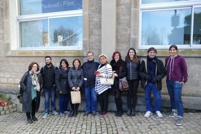 La guanyadora i els finalistes del Premio Nacional de Bibliotecas Públicas Samper Ortega de Colòmbia visiten la Biblioteca de Taradell La guanyadora i els finalistes del Premio Nacional de Bibliotecas Públicas Samper Ortega de Colòmbia visiten la Biblioteca de Taradell