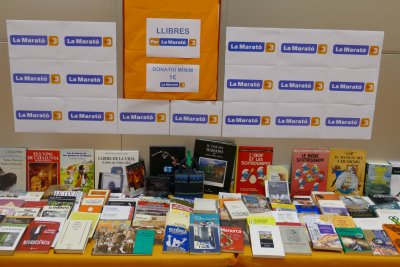 La Biblioteca de Taradell col·labora amb La Marató de TV3 La Biblioteca de Taradell col·labora amb La Marató de TV3