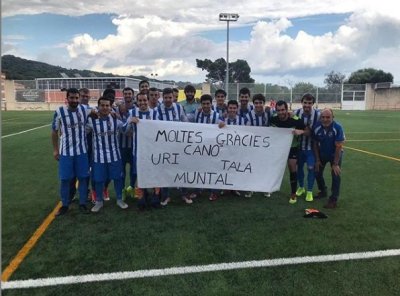 Pancarta comiat jugadors UD Taradell_2019