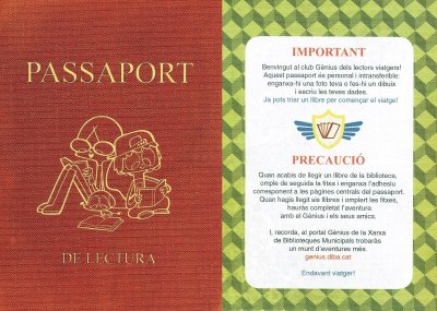 Ja tens el passaport de lectura Gènius? Demana'l a la Biblioteca de Taradell Ja tens el passaport de lectura Gènius? Demana'l a la Biblioteca de Taradell