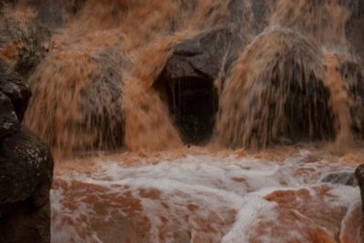 Taradell - Superat el llindar d'alerta del cabal del riu Gurri