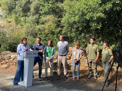 Taradell - La consellera Sílvia Paneque presenta el dispositiu d’informadors ambientals per a l’estiu en espais naturals protegits