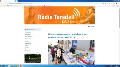 Web nova _ Ràdio Taradell