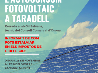 Què és l'autoconsum fotovoltaic d'energia?