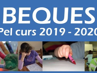 Es convoca el període per demanar beques per a l'escolarització i activitats extraescolars del curs 2019-2020