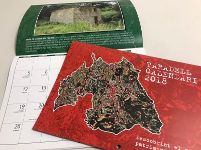 El calendari de Taradell 2018 dedicat al Patrimoni Cultural del municipi