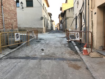 Les obres del carrer de la Vila arriben al seu final