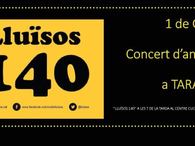 Inici dels actes del 140è aniversari de la Cobla Lluïsos amb un concert el dia d'any nou