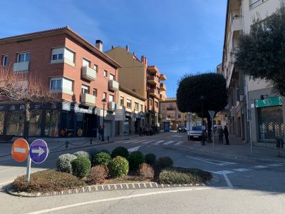 Comença la remodelació del tram entre la cruïlla de Can Prat i la de l’Espai 1 d'Octubre