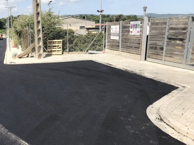 Nova ubicació provisional de l’àrea d’aportació per obres de millora Nova ubicació provisional de l’àrea d’aportació per obres de millora