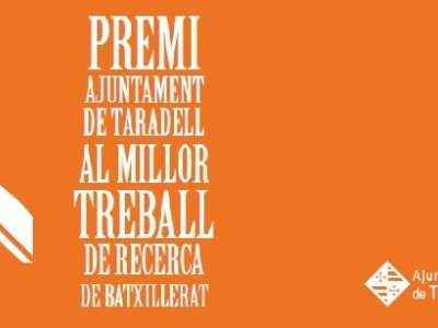 Es convoca el 10è Premi Ajuntament de Taradell al millor treball de recerca de Batxillerat