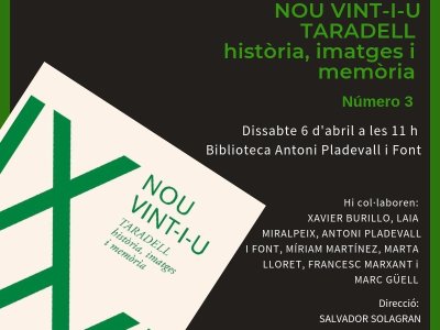 Dissabte es presenta el tercer volum de ‘Nou vint-i-u. Taradell història, imatges i memòria’