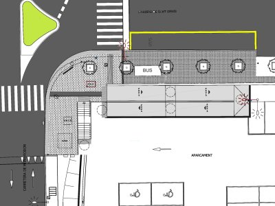 Comença la segona fase de millora de la seguretat viària i accessibilitat al centre comercial Comença la segona fase de millora de la seguretat viària i accessibilitat al centre comercial