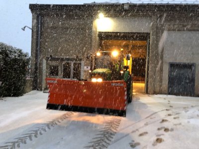 Informació davant la nevada d'aquest dilluns a la tarda