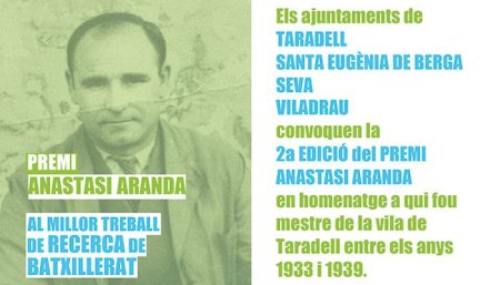 2a edició Premi Anastasi Aranda