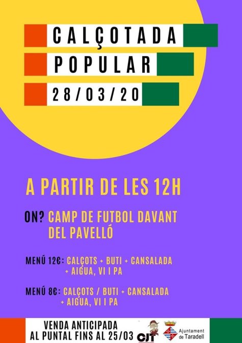Cartell calçotada Consell de Joventut