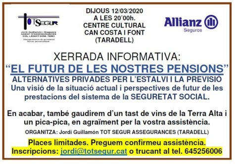 Xerrada pensions