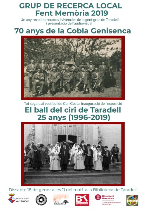 cartell acte Grup de Recerca Local _ Ràdio Taradell