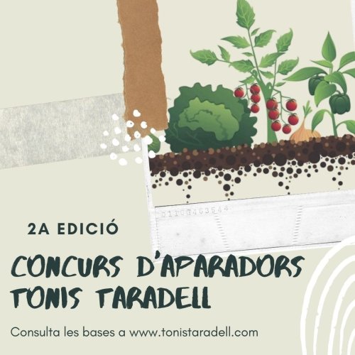 Cartell 2n Concurs d'Aparadors Tonis Taradell