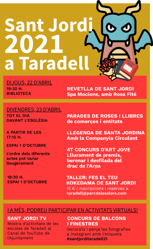 Cartell Sant Jordi 2021