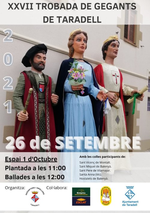 Cartell Trobada Gegants