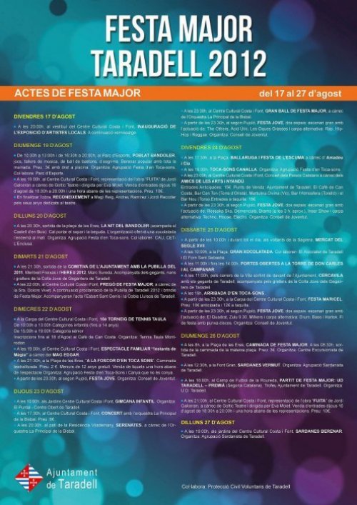 Cartell FM 2012