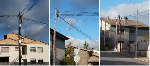 Participació ciutadana Zona Esportiva i La Roureda - línies de telefonia aèria