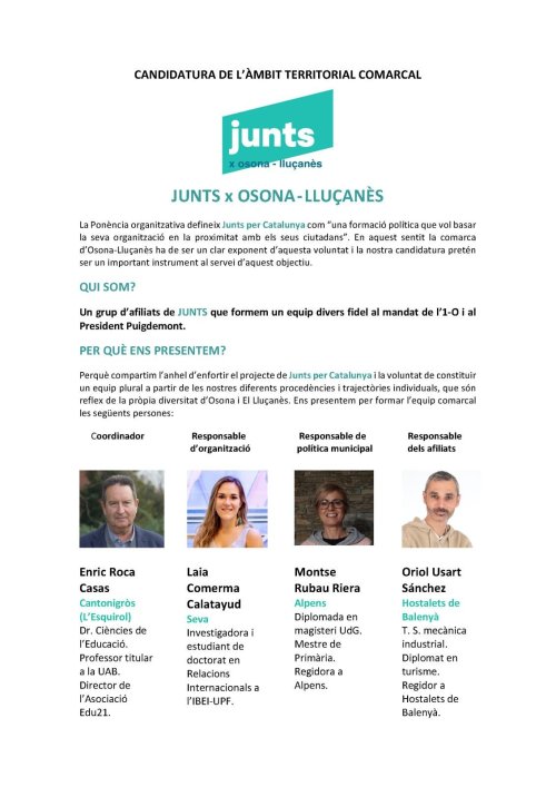 Junts a Osona