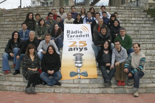 Col·laboradors de l\'emissora l\'any 2008.