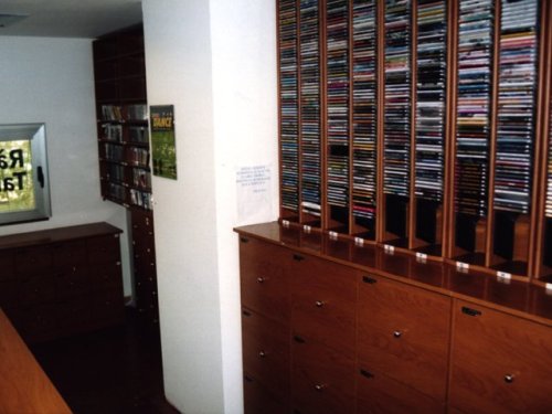 Sala de discografia.