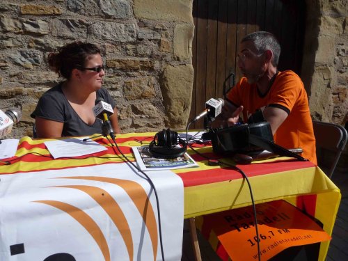 Ràdio en directe des del Mercat del Segle XVII.