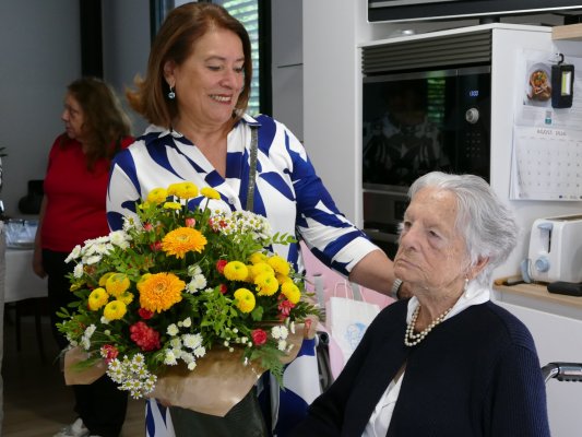 Carme Noguera, veïna de Taradell, fa 112 anys Carme Noguera, veïna de Taradell, fa 112 anys
